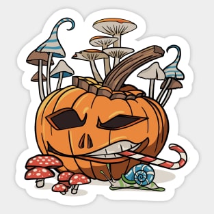 Wicked Pumpkin Sticker